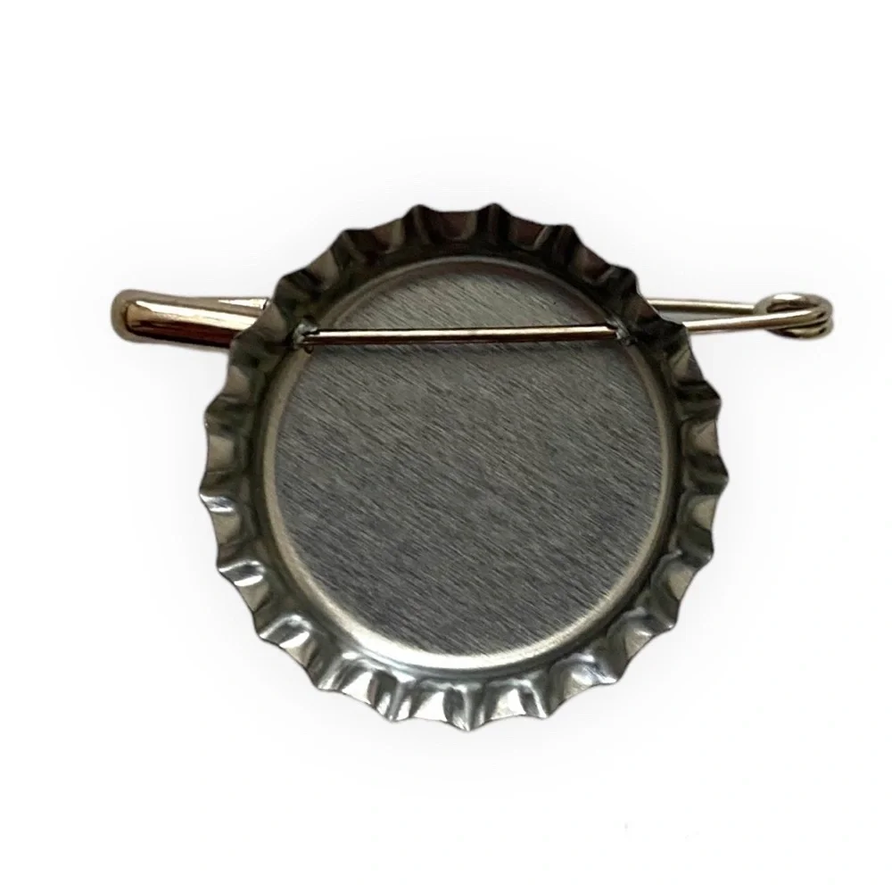 Grape Soda Bottle Cap Pin Adventure Brooch Pinback